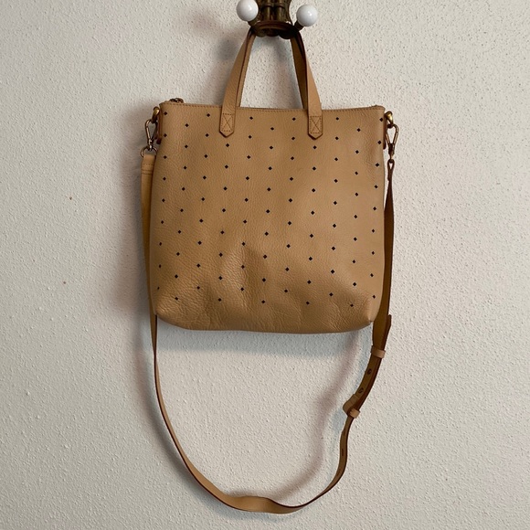 Madewell Bags Madewell Mini Transport Perforated Leather Tote